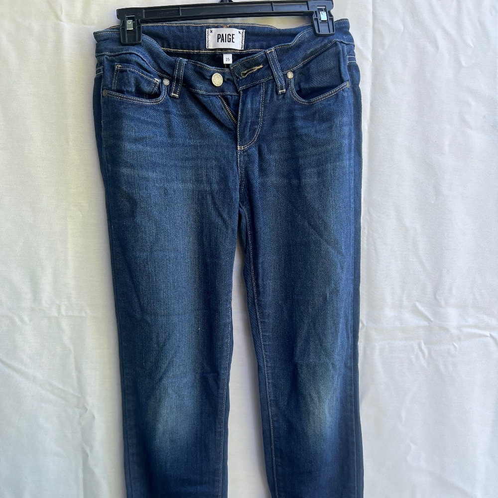 Paige Womens Skyline Ankle Peg Jeans